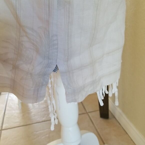 Caribbean Joe 100% Linen  Shirt - Picture 4 of 6